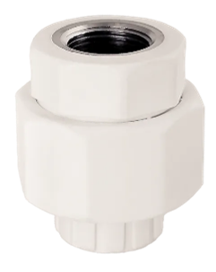 تصویر مهره ماسوره تلفیقی بوشن فلزی سفید "32mmx1