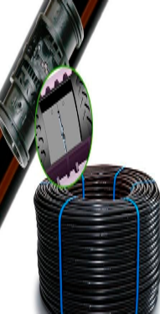 تصویر PE40-16mm-100cm-4lphلوله پلی اتیلن آبیاری دریپردار