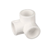 تصویر سه راهی سه کنج سفید 20mm