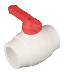 تصویر شیر مغزی برنجی یکپارچه سفید سایز 63mm