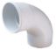 تصویر زانو 87 درجه خمدار  63mm PVC-U