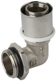 تصویر زانو 90 درجه روپیچ پرسی با مهره تنظیم "25mmx1