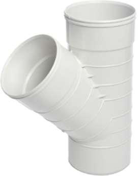 تصویر سه راهی 45 درجه  125mm PVC-U