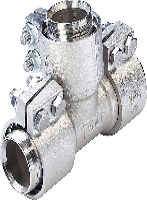 تصویر سه راهی تبدیل کلمپی 50x40x50mm