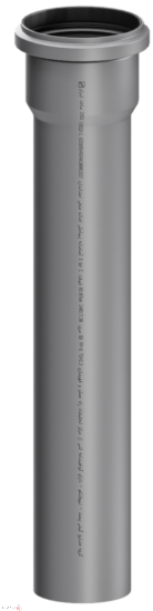 تصویر لوله فاضلابی پوشفیت یکسرسوکت 160-3000 گروه BD